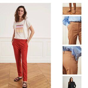 Red pants "Panier" model La Petite Francaise XS